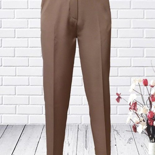 Штаны H&S (38-44) 142 brown (деми) H&S 142 brown