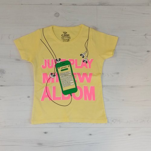 Футболка Malibu2 (8-12) 10025 yellow (лето) Malibu2 10025 yellow