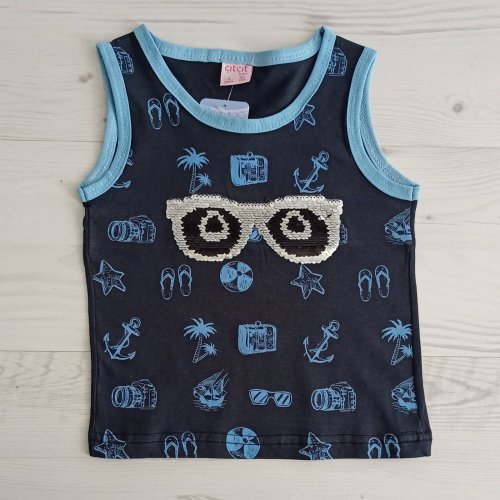 Майка Malibu2 (2-5) ML103 black (лето) Malibu2 ML103 black