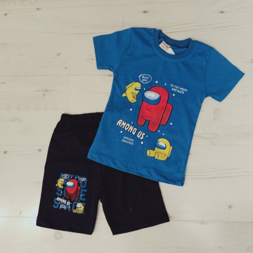 Костюм Malibu2 (3-6) ML109 blue (лето) Malibu2 ML109 blue