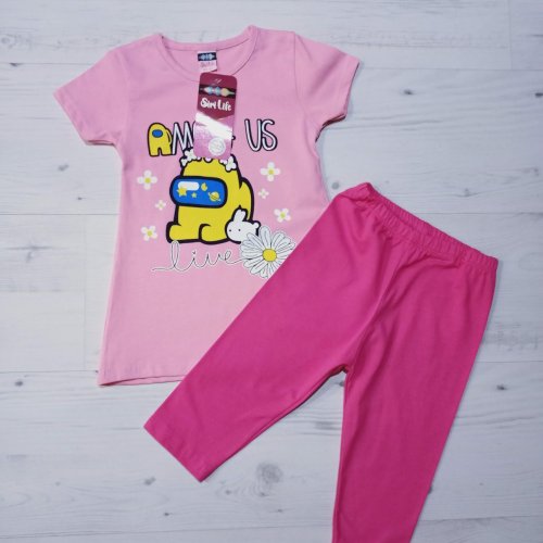 Костюм Malibu2 (3-6) ML129 pink (лето) Malibu2 ML129 pink