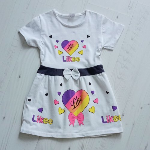 Платье Malibu2 (2-6) ML146 white (лето) Malibu2 ML146 white