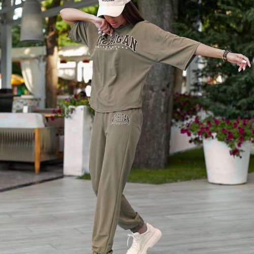 Костюм спорт WideRange (44-58) 913 khaki (лето) WideRange 913 khaki