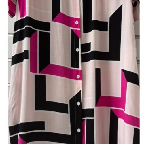 Платье BASE (XL-5XL) 8329CL beige-crimson (лето) BASE 8329CL beige-crimson