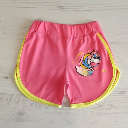 Шорты Malibu2 (4-12) 5653 pink-yellow (лето) Malibu2 5653 pink-yellow