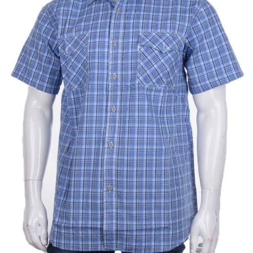 Рубашка Logaster (XL-5XL) A735 blue (лето) Logaster A735 blue