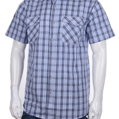 Рубашка Logaster (XL-5XL) A735-1 l.blue (лето) Logaster A735-1 l.blue