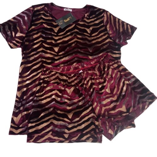 Пижама Gull (42-48) M73 wine (лето) Gull M73 wine