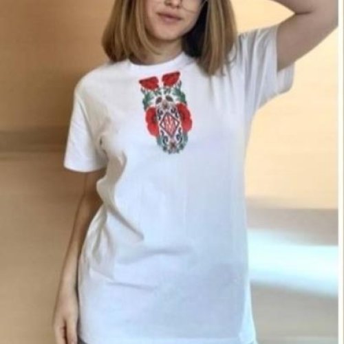 Футболка Mary Brand (44-54) MB98 white (лето) Mary Brand MB98 white