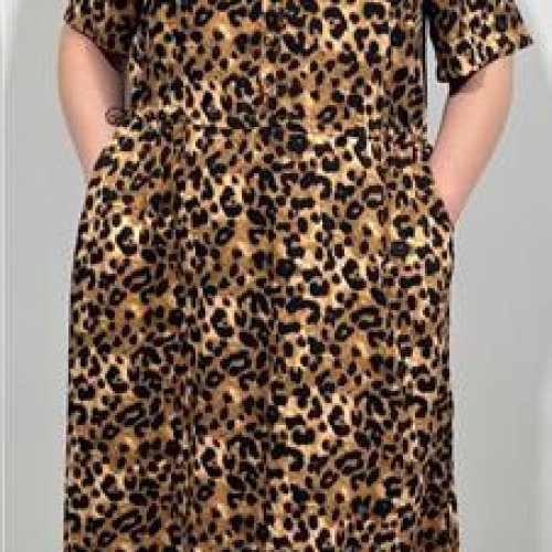 Платье BASE (2XL-6XL) CL706 beige (лето) BASE CL706 beige