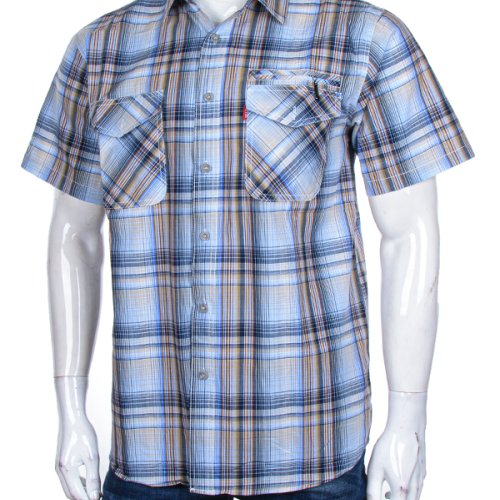 Рубашка Logaster (XL-5XL) A707-4 beige (лето) Logaster A707-4 beige