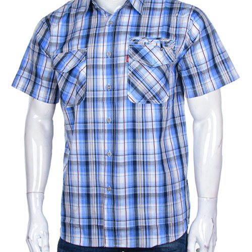Рубашка Logaster (XL-5XL) A707-6 blue (лето) Logaster A707-6 blue