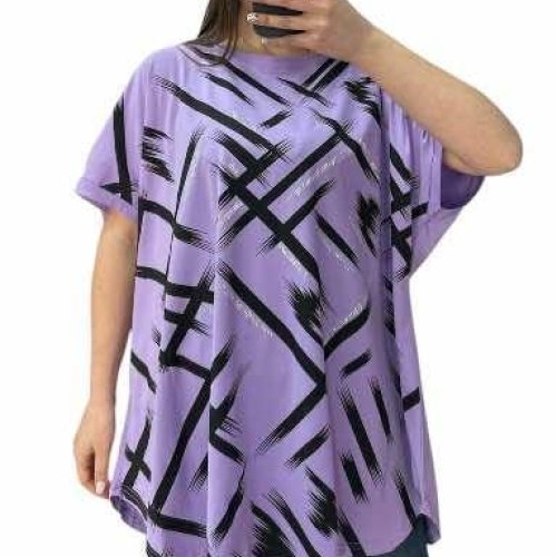 Футболка G.L.S.A (54-64) 25008 lilac (лето) G.L.S.A 25008 lilac