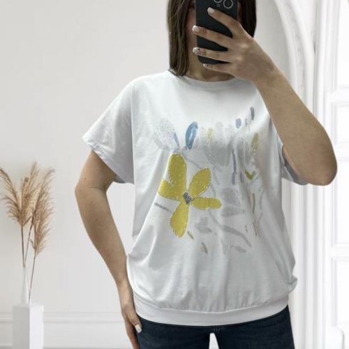 Футболка G.L.S.A (46-54) 25027 white (лето) G.L.S.A 25027 white