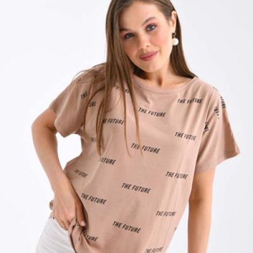 Футболка Shipi (2XL-3XL) 2484 beige (лето) Shipi 2484 beige