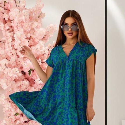 Платье Arina (42-48) 2348 green (лето) Arina 2348 green