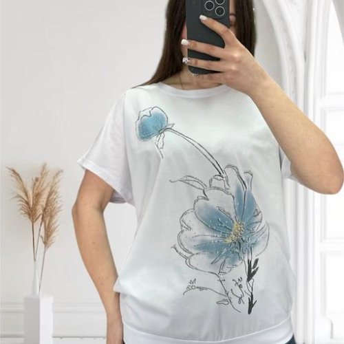 Футболка G.L.S.A (46-54) 25025 white (лето) G.L.S.A 25025 white