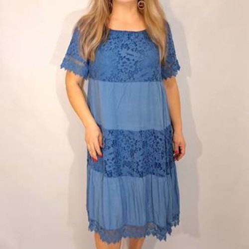 Платье Romeo life (52-56) 1920 blue (лето) Romeo life 1920 blue
