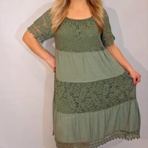 Платье Romeo life (52-56) 1920 khaki (лето) Romeo life 1920 khaki