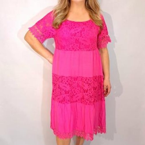 Платье Romeo life (52-56) 1920 pink (лето) Romeo life 1920 pink