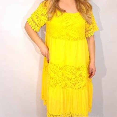 Платье Romeo life (52-56) 1920 yellow (лето) Romeo life 1920 yellow