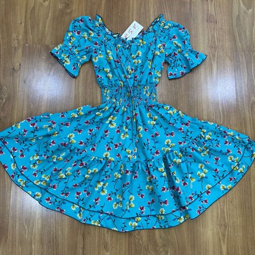 Платье Dingo (128-152) 296 l.blue (лето) Dingo 296 l.blue
