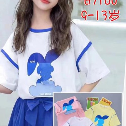 Футболка Фунтик (9-12) G7180 white-l.blue (лето) Фунтик G7180 white-l.blue