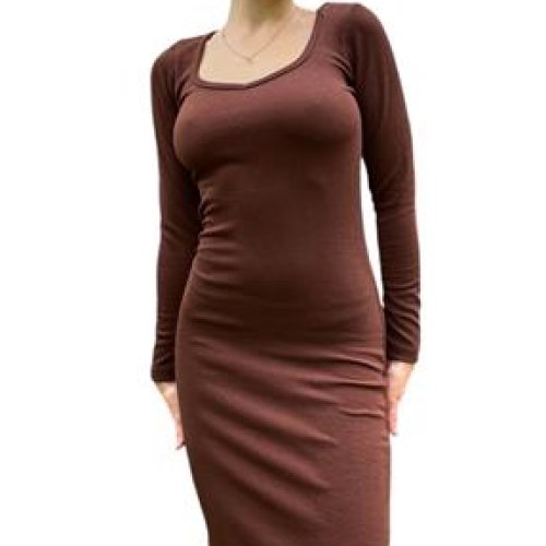 Платье Namik (S-L) NM28 brown (лето) Namik NM28 brown