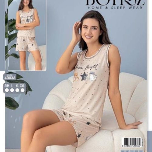 Пижама Dra Gon (S-2XL) 40036 beige (лето) Dra Gon 40036 beige
