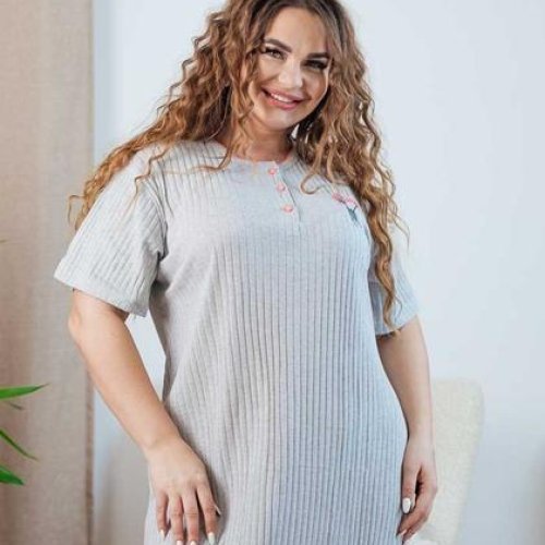 Туника Dra Gon (L-3XL) 6112 l.grey (лето) Dra Gon 6112 l.grey