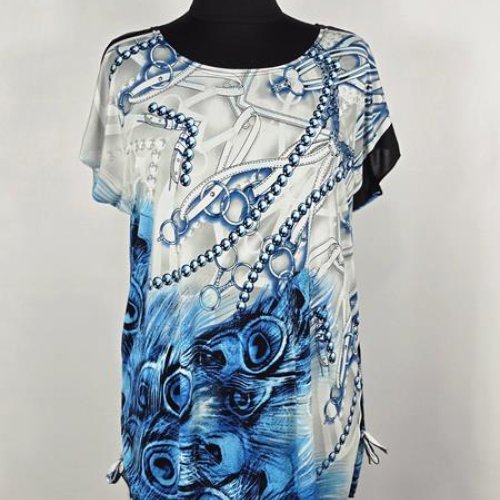 Туника Ileana (60-70) IL114 blue (лето) Ileana IL114 blue