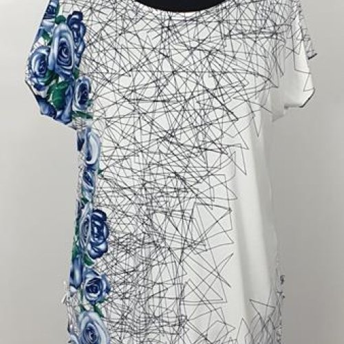 Туника Ileana (60-70) IL118 white (лето) Ileana IL118 white