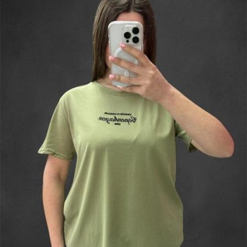 Футболка G.L.S.A (44-50) 25073 green (лето) G.L.S.A 25073 green