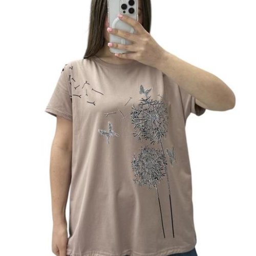 Футболка G.L.S.A (52-56) 25310 beige (лето) G.L.S.A 25310 beige