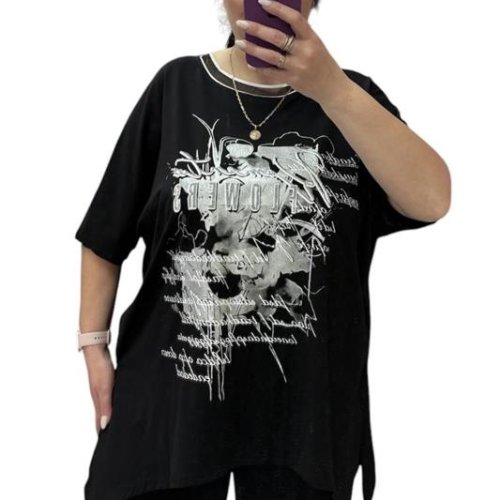 Футболка G.L.S.A (52-56) 25318 black (лето) G.L.S.A 25318 black