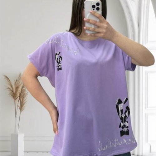 Футболка G.L.S.A (52-56) 25308 lilac (лето) G.L.S.A 25308 lilac
