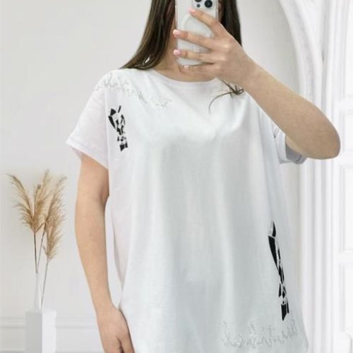 Футболка G.L.S.A (52-56) 25308 white (лето) G.L.S.A 25308 white