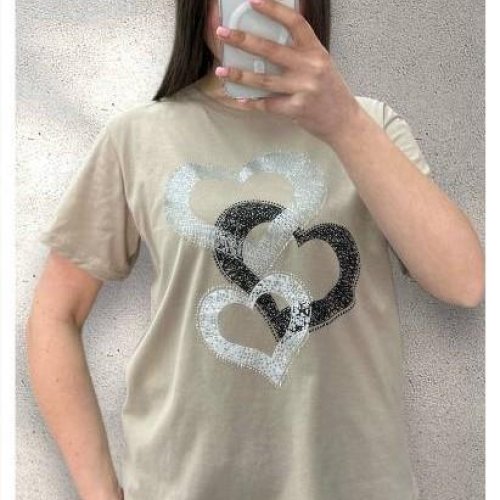 Футболка LeVisha (46-50) 25070 beige (лето) LeVisha 25070 beige