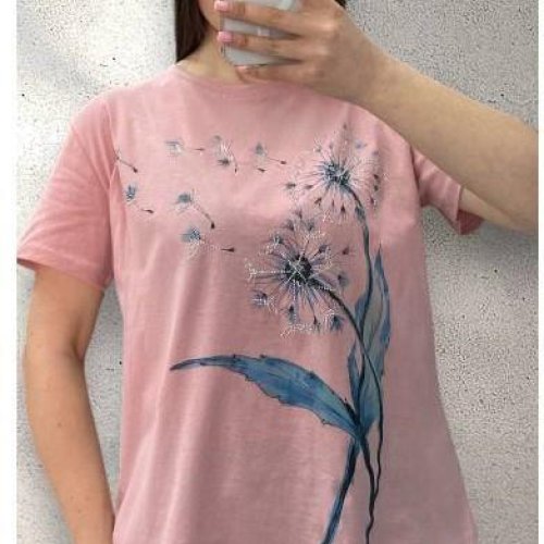Футболка LeVisha (46-50) 25072 pink (лето) LeVisha 25072 pink