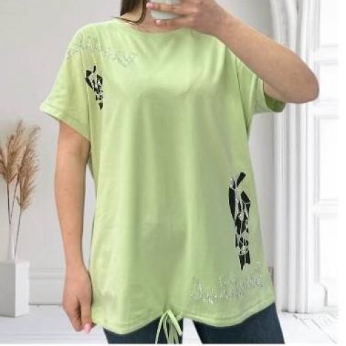 Футболка Shipi (L-2XL) 25308 mint (лето) Shipi 25308 mint