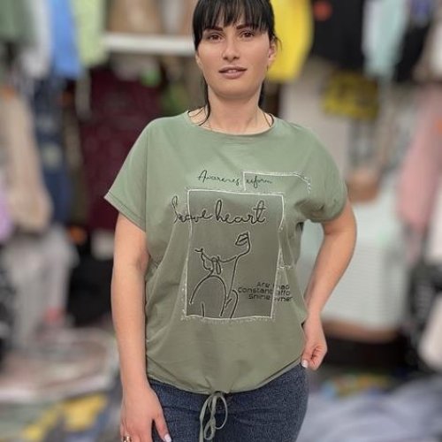 Футболка Shipi (L-2XL) 25314 green (лето) Shipi 25314 green