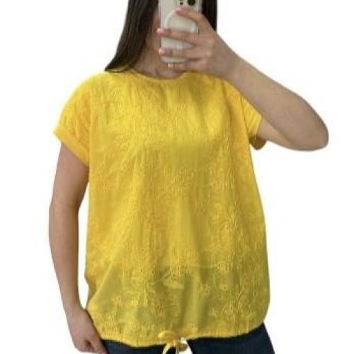 Футболка Novetly Store (48-56) 25042 yellow (лето) Novetly Store 25042 yellow