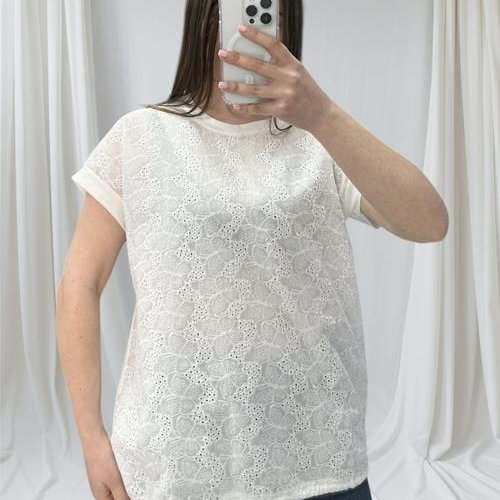 Футболка Novetly Store (48-56) 25047 white (лето) Novetly Store 25047 white