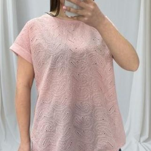 Футболка Novetly Store (48-56) 25048 pink (лето) Novetly Store 25048 pink