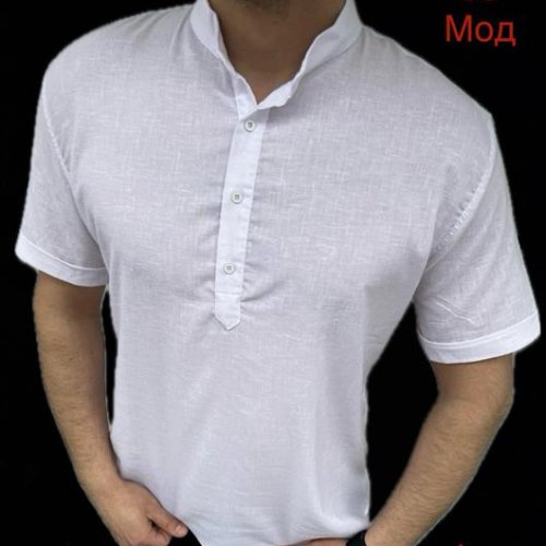Рубашка Надийка (L-3XL) 33 white (лето) Надийка 33 white
