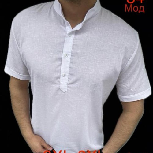 Рубашка Надийка (3XL-6XL) 34 white (лето) Надийка 34 white
