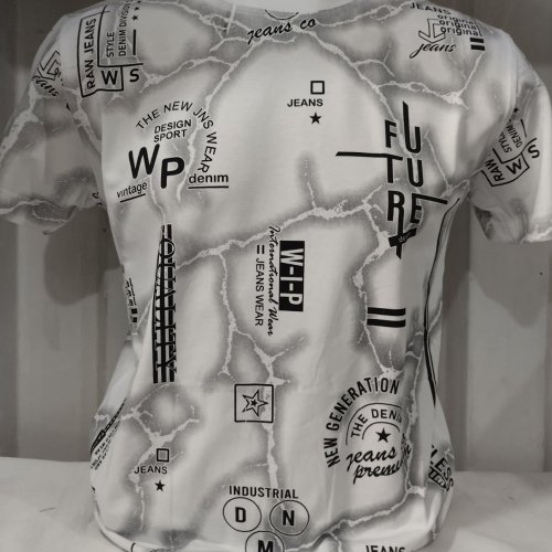 Футболка Panda (S-2XL) 1749 white (лето) Panda 1749 white