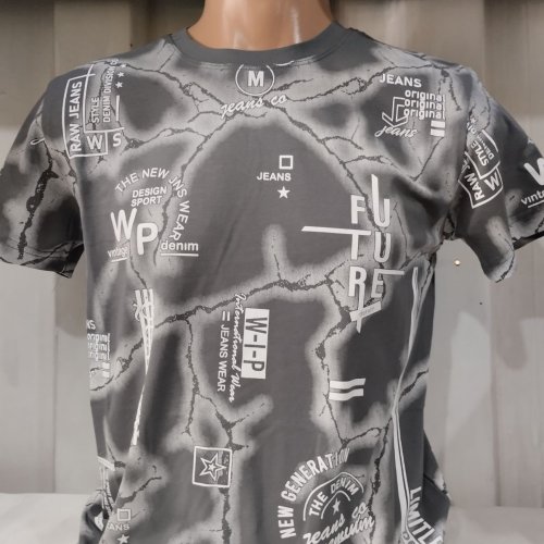 Футболка Panda (S-2XL) 1755 d.grey (лето) Panda 1755 d.grey