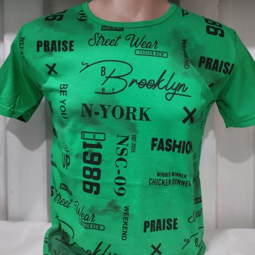 Футболка Panda (M-2XL) 1763 green (лето) Panda 1763 green