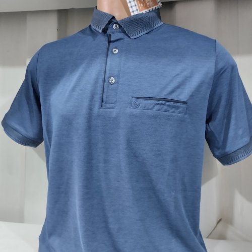 Футболка Panda (L-3XL) 1781 blue (лето) Panda 1781 blue